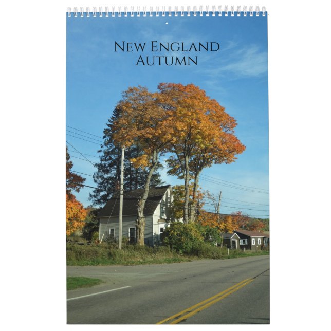 Calendrier Nouvelle-Angleterre automne (Protection)
