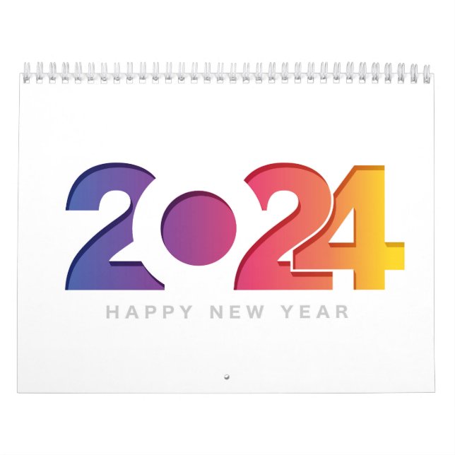 Calendrier nouvelle année 2024 (Protection)