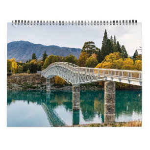 Calendrier Nouvelle-Zélande 2025 avec emplacements