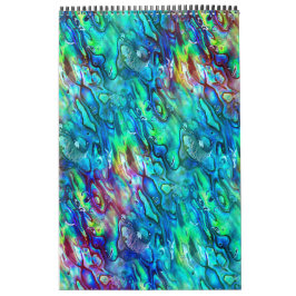 Calendrier Nouvelle-Zélande Abalone Paua Shell Motif 1