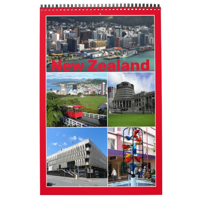 Calendrier Nouvelle-Zélande - Océanie - (Protection)
