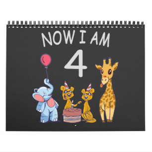 Calendrier Now I le 4 e jour du 4e jour du Birthday