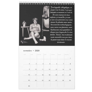 Calendrier nu artistique