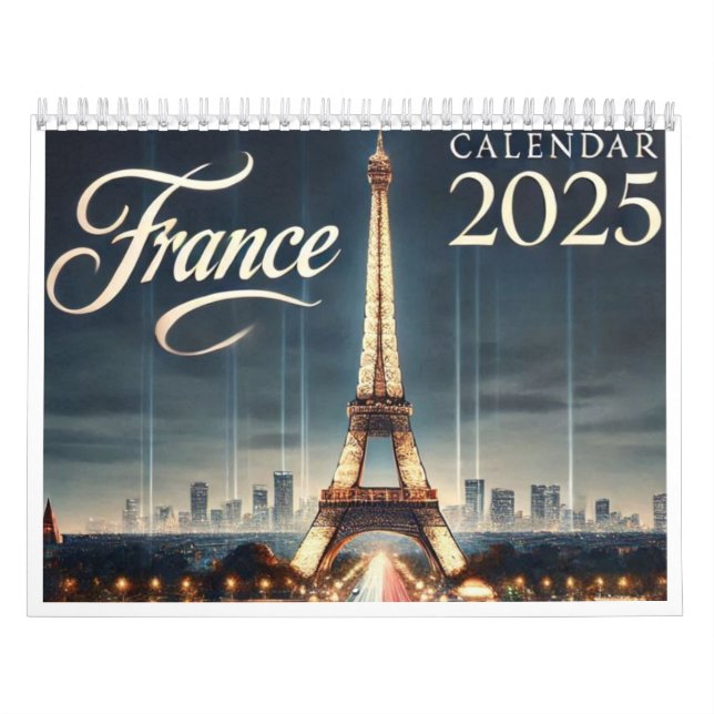 Calendrier Nuit romantique à Paris - 2025 (Protection)