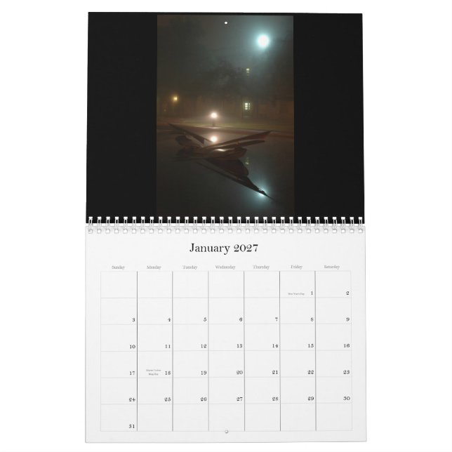 Calendrier Nuits brumeuses (Jan 2027)