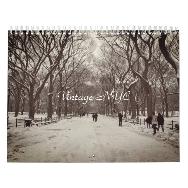 Calendrier NYC Vintage (Protection)