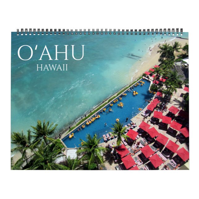 Calendrier o'ahu hawaii usa 2025 large (Protection)