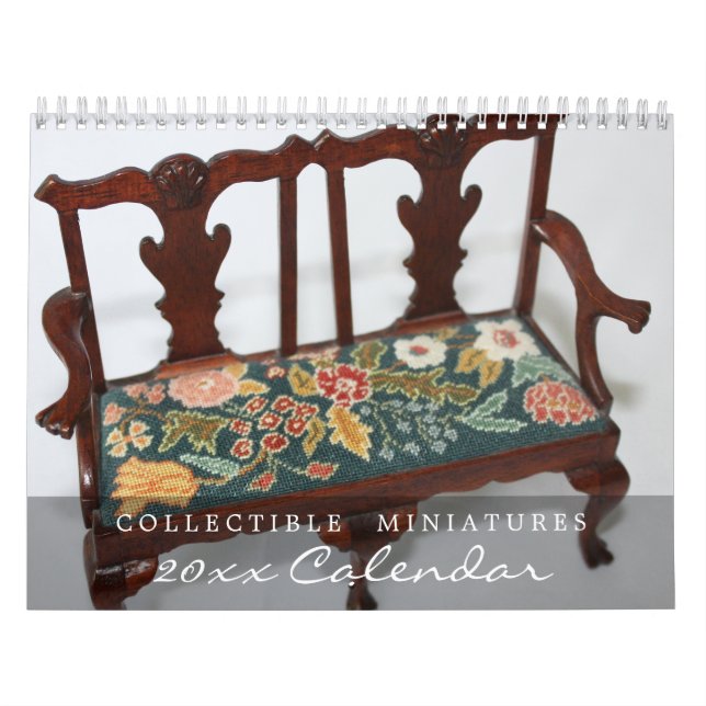 Calendrier Objets de collection du mobilier miniature (Protection)