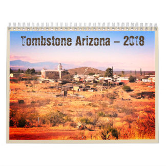 Calendrier occidental de l'Arizona 2018 de pierre