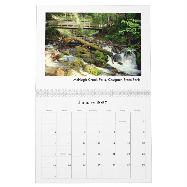 Calendrier Odyssée 2010 de l'Alaska (Jan 2027)