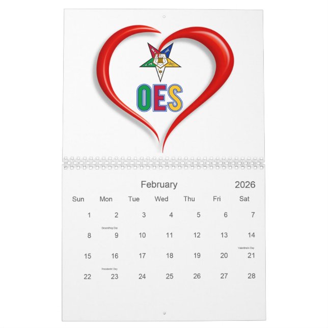 CALENDRIER OES (Feb 2026)