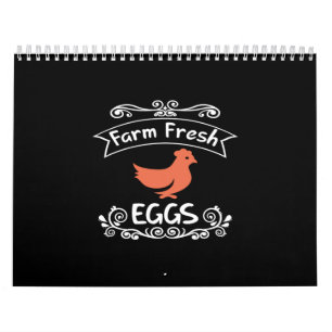 Calendrier oeufs frais de ferme