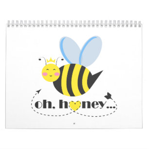 Calendrier Oh Honey Valentines reine Bee caractère avec tiara