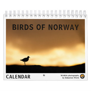 Calendrier Oiseaux de Norvège 2025