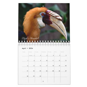 Calendrier Oiseaux du monde