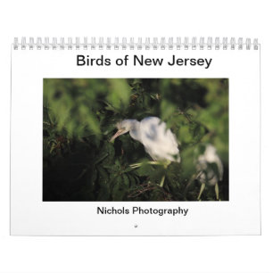 Calendrier Oiseaux du New Jersey
