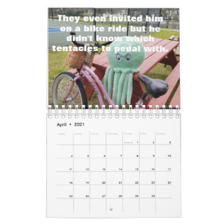 Calendrier Ollie l'Octopus