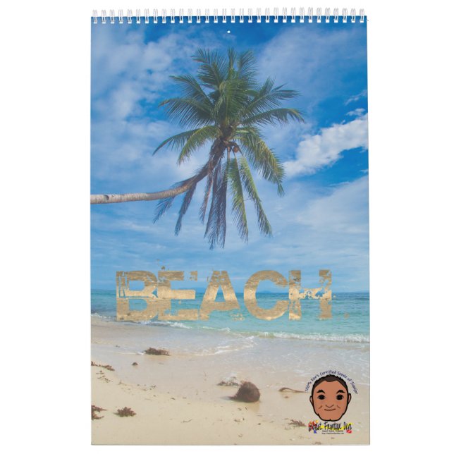 Calendrier Ordinateur de bureau Siquijor Beach (Protection)