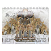 Organs de tuyaux juste adorables 2026 - Un calendr