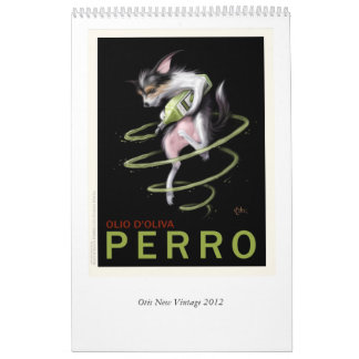 Calendrier Otis nouveau Clalendar vintage/2012