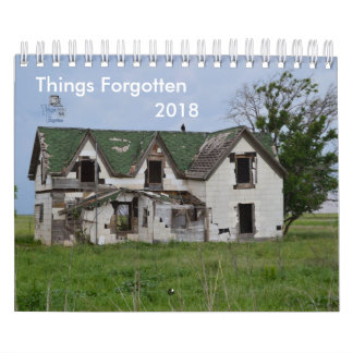 Calendrier oublié 2018 par choses