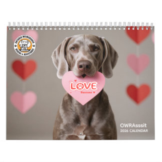 Calendrier OWRAssist Love Rescues
