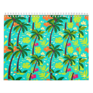 Calendrier Palmier Tropical Kigai - Feuillage Estival Esthéti