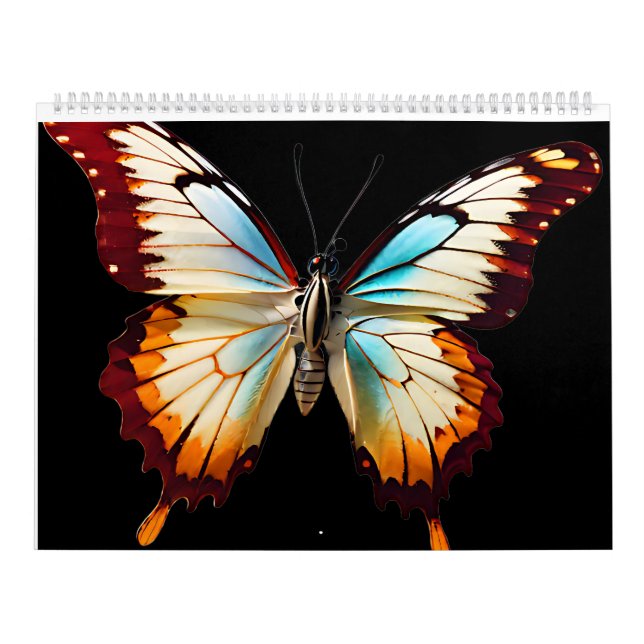 Calendrier Papillon coloré (Protection)