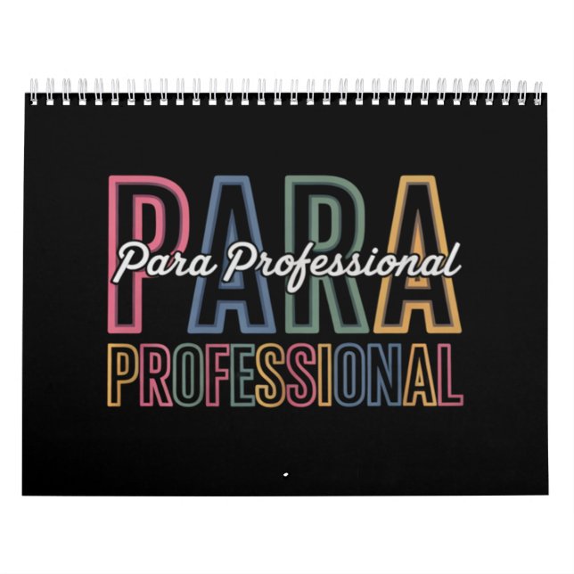 Calendrier Para Paraprofessionnel Paraéducateur Premier jour  (Protection)