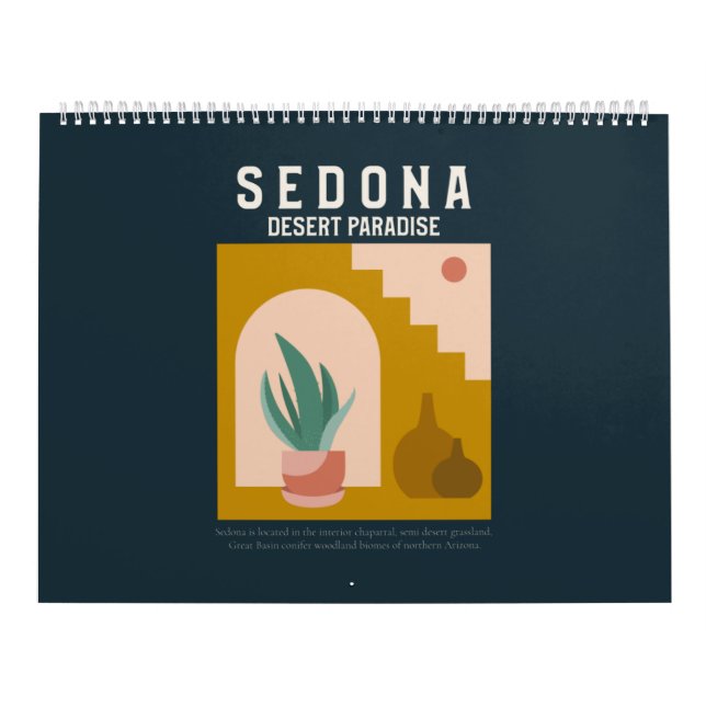 Calendrier Paradis du désert de SEDONA (Protection)