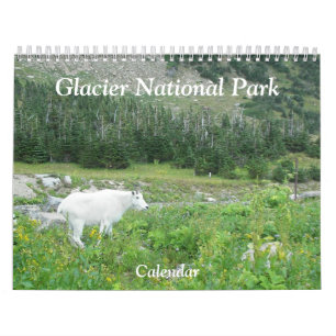 Calendrier Parc national de Glacier Photographie