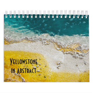 Calendrier Parc national de Yellowstone en Abstrait