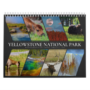 Calendrier Parc National De Yellowstone Un endroit très spéci