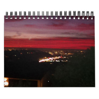 Calendrier parfait de couchers du soleil de San