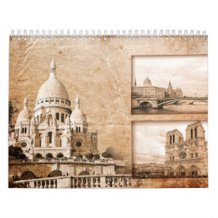 Calendrier Paris, France