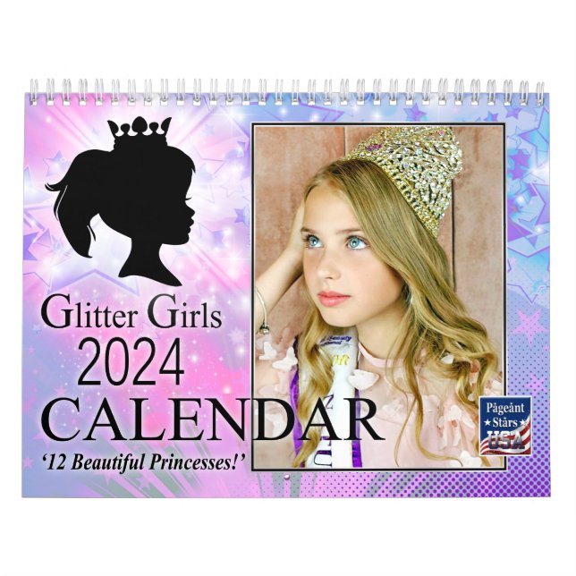 Calendrier parties scintillant Girls 2024 (Protection)