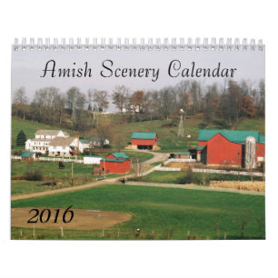 Calendrier Paysage amish 2016