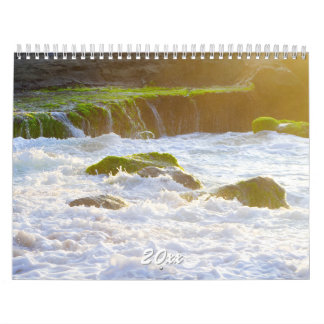 Calendrier Paysage de plan d'eau Plage Mer Océan Lacs