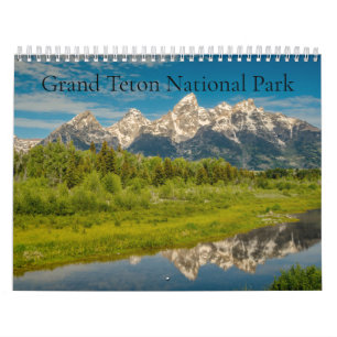 Calendrier Paysage du Parc national de Grand Teton