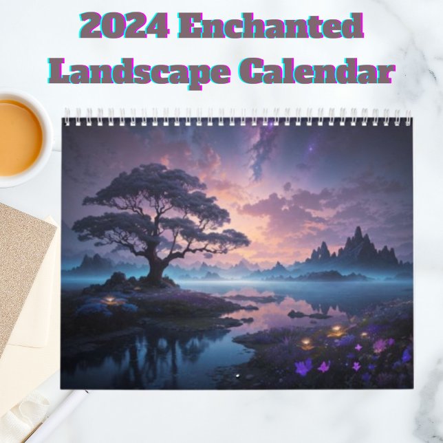 Calendrier Paysage enchanté 2024 (Créateur téléchargé)