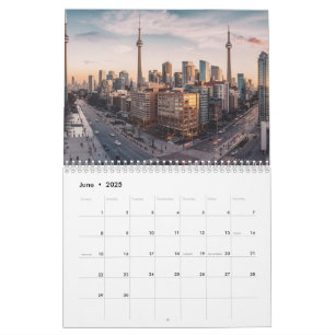 Calendrier Paysage urbain du centre-ville de Toronto, centre-