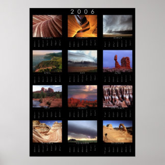 Calendrier paysager 2006 Poster