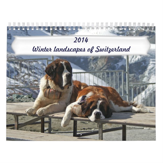 Calendrier Paysages d'hiver de la Suisse (Protection)