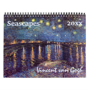 Calendrier Paysages marins maritimes nautiques de Vincent van