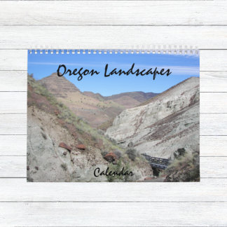 Calendrier Paysages photographiques de l'Oregon