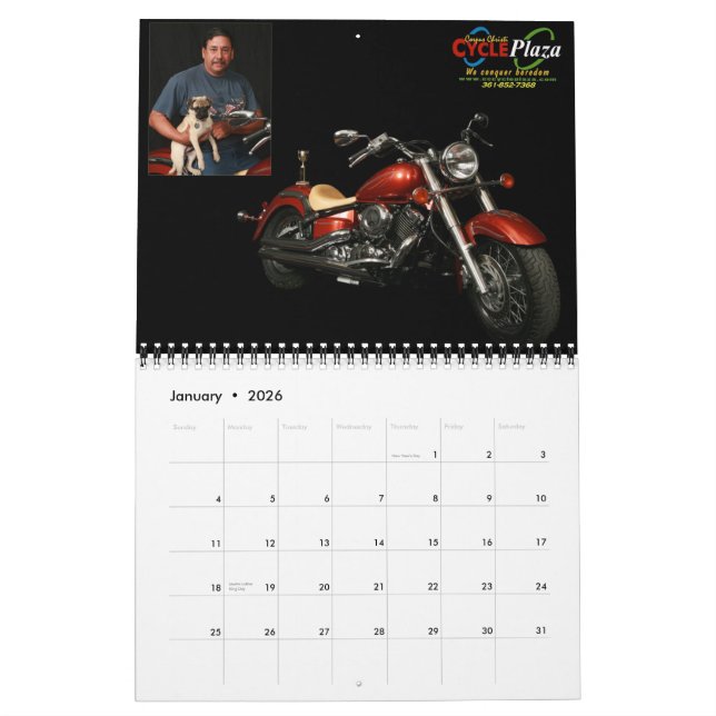 Calendrier Peelin' Out Pour Animaux Animaux Spectacle De Vélo (Jan 2026)
