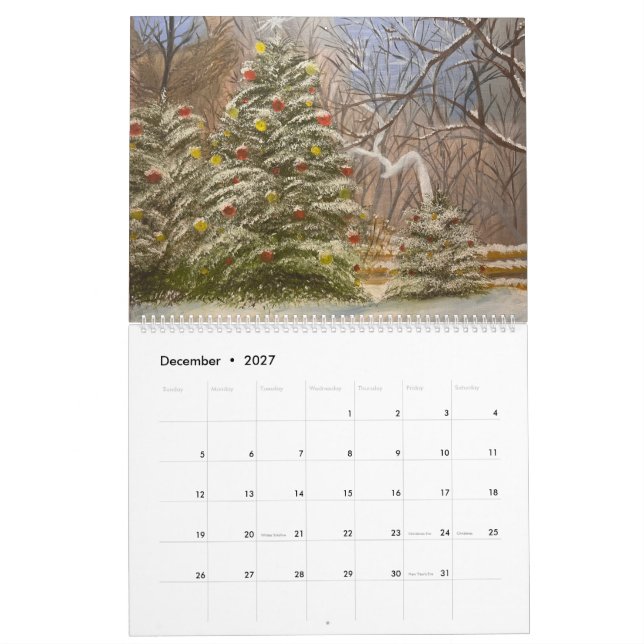 Calendrier Peintures à l'huile par Gary Poling 24 Mois (Dec 2027)