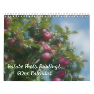 Calendrier Peintures de photos de la nature