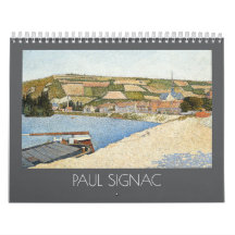 Peintures de pointillisme d'art fin de Paul Signac