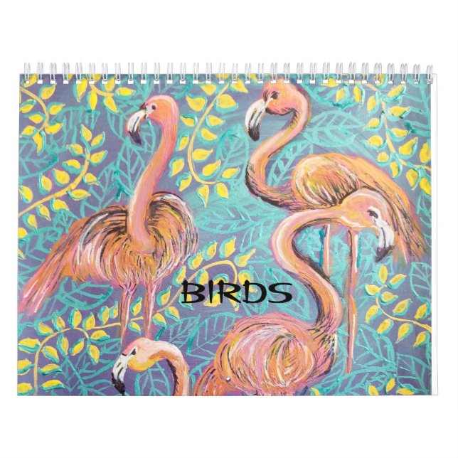 Calendrier Peintures d'oiseaux (Protection)
